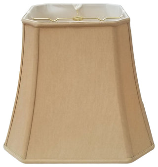 Royal Designs Square Cut Corner Basic Lampshade, Antique Gold, Antique Gold, 9.5