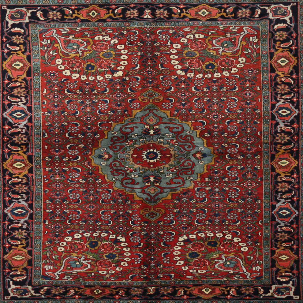 Ahgly Company Indoor Square Traditional Area Rugs, 5' Square