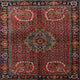 Ahgly Company Indoor Square Traditional Area Rugs, 5' Square