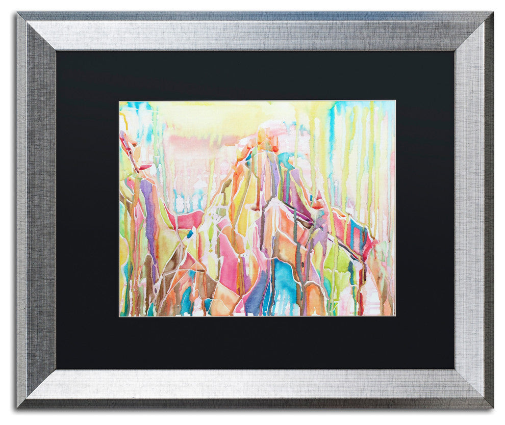 Lauren Moss 'Sedona' Art, Silver Frame, Black Matte, 20"x16"