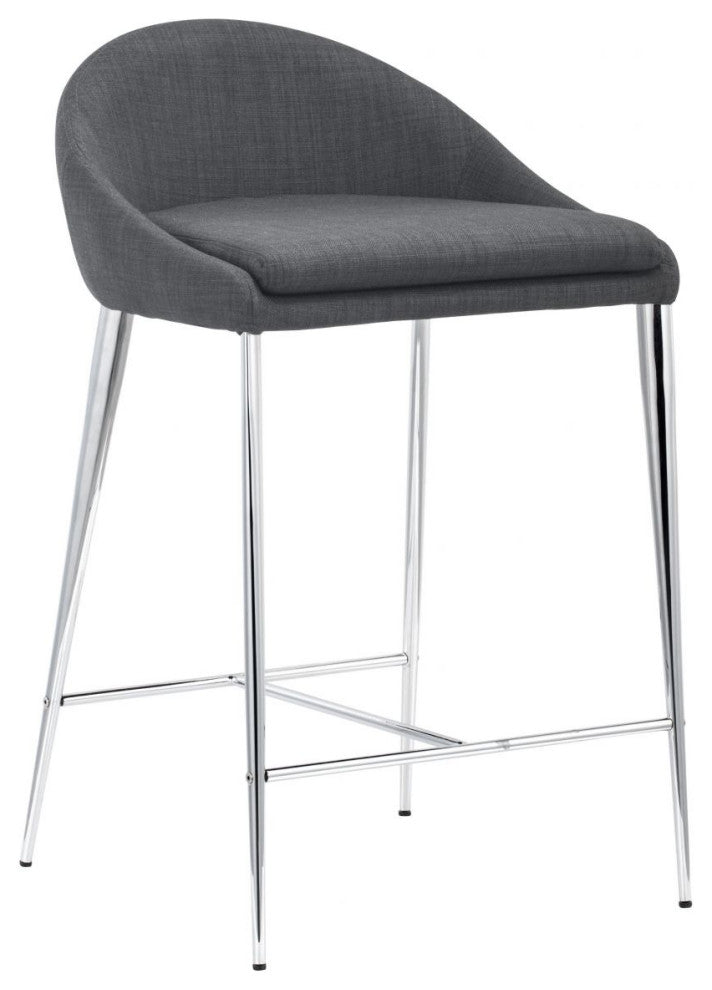 Reykjavik Counter Chair, Set of 2 Graphite