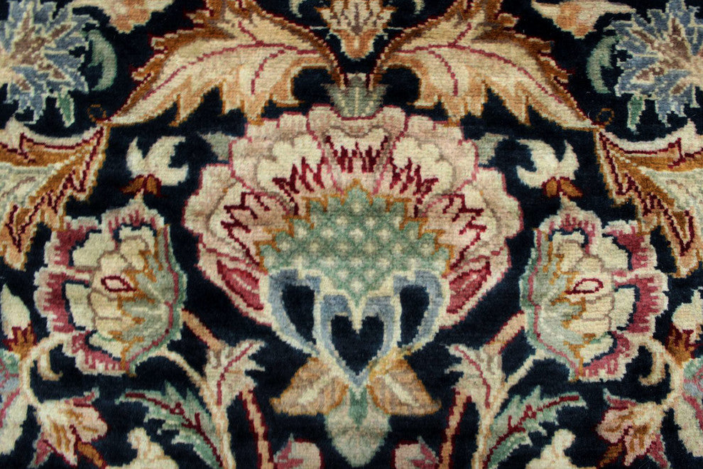 Pak-Persian Morris Black Rug 11''10"x16''4"