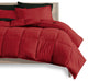 Bare Home 8-Piece Bed-in-a-Bag Split Sizes, Red, Black, Split King
