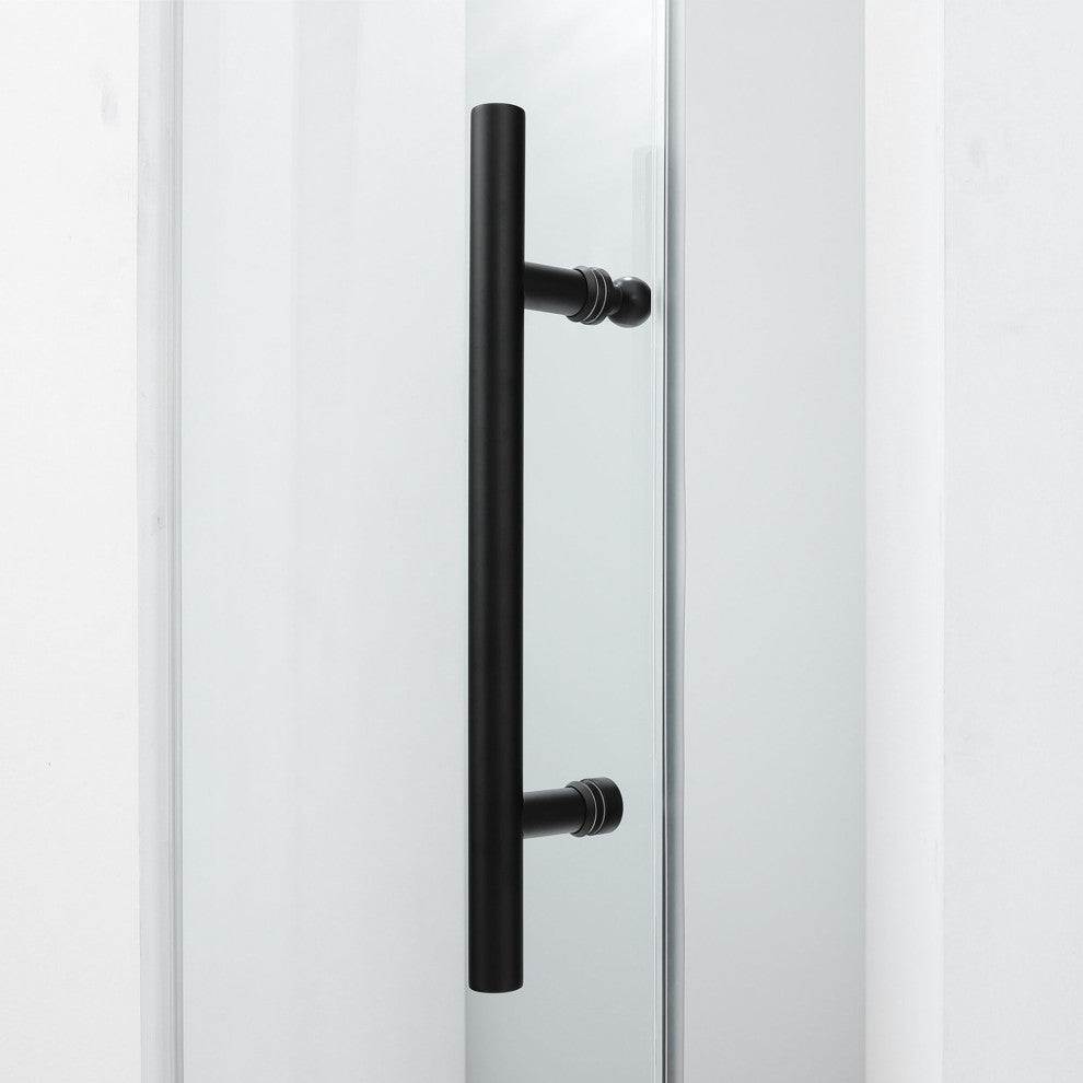 36x72  Swing-Out Shower Door ULTRA-E Matte Black