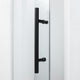 36x72  Swing-Out Shower Door ULTRA-E Matte Black