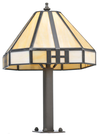 15"H Geometric Newel Post Mount