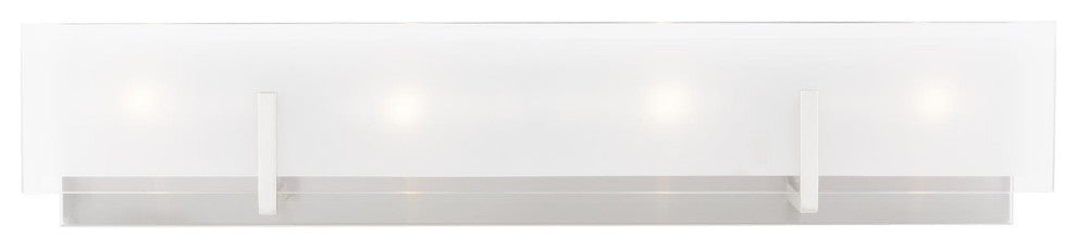 Syll 4-Light Wall/Bath, Brushed Nickel
