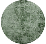 Premium Machine Washable Mayfield AMF559 Emerald 8' x 8' Round Rug