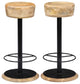 Vidaxl Bar Stools 2-Piece Solid Mango Wood