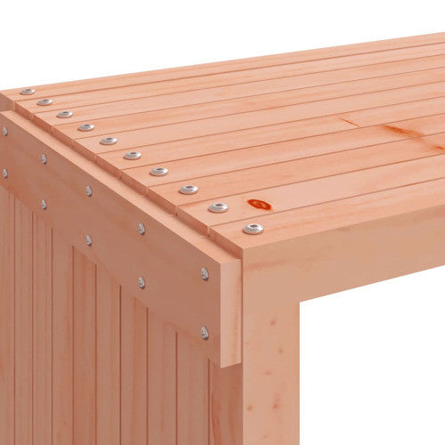 vidaXL Patio Bench Extendable Garden Bench Outdoor Seating Solid Wood Douglas