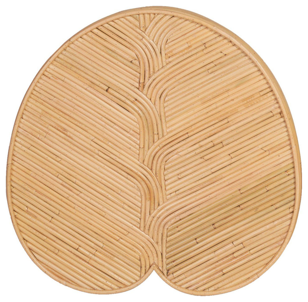 Felicia Tall Lilypad Side Table - Natural