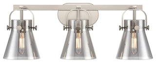 Pilaster Ii Cone 3 27" Bath Vanity-Light Satin Nickel