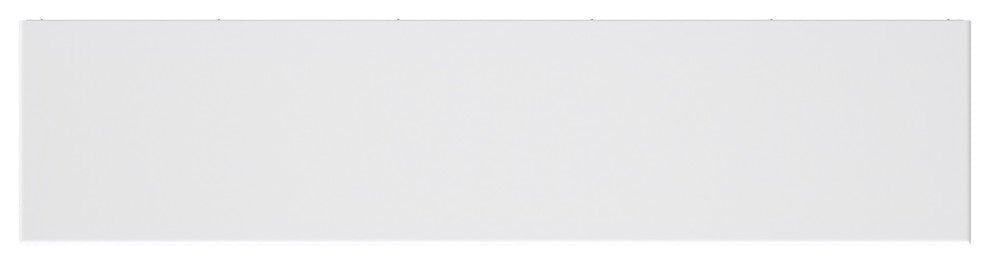 Draper Solid Hardwood Mid Century Low Bookcase, White