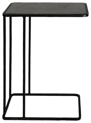 Uttermost Cavern Stone and Iron Accent Table