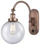 Innovations 918-1W-AC-G204-8-LED 1-Light Sconce, Antique Copper