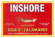 "Inshore Brand Squid - Calamares" Digital Paper Print by Retrolabel, 38"x26"