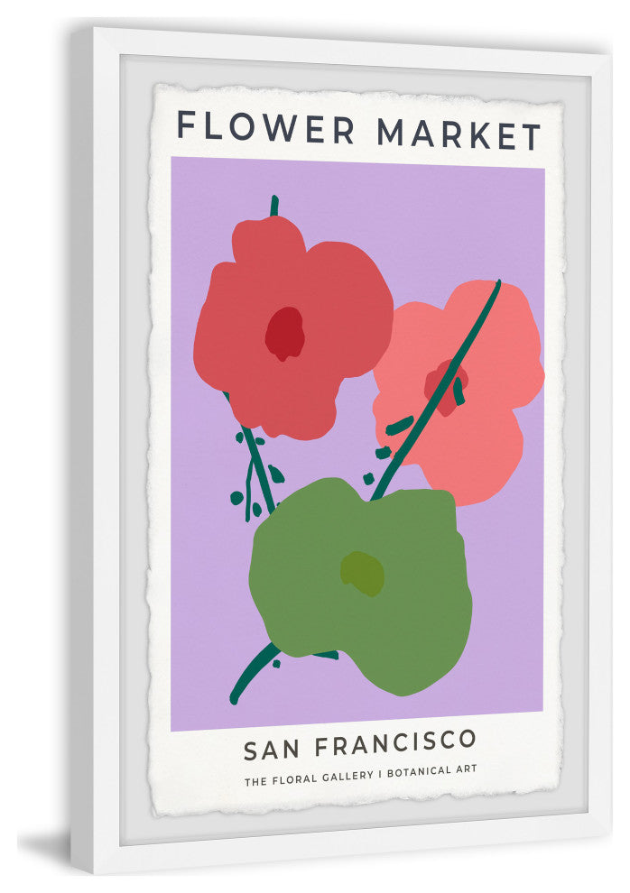 "San Francisco Poppies" Framed Painting Print, 30x45