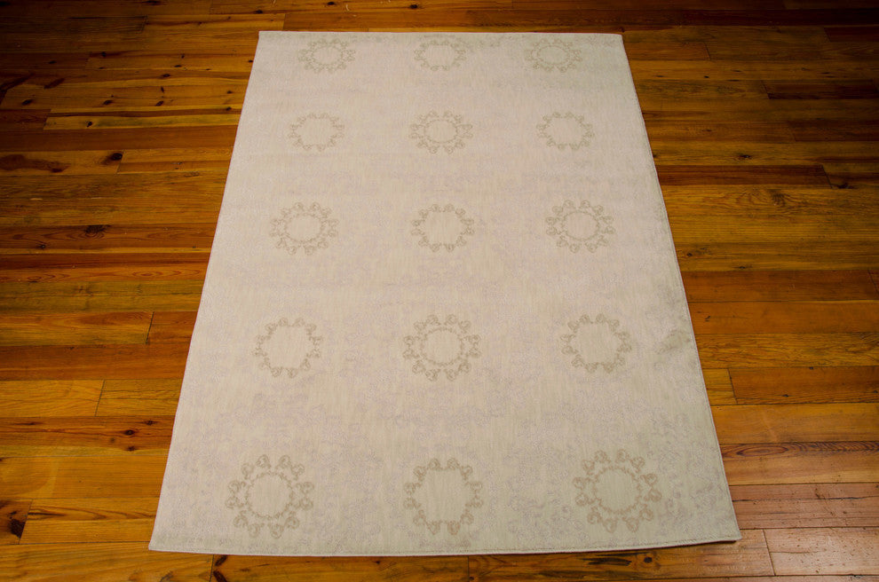 NOURISON TRANQUILITY IVORY AREA RUG