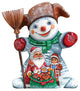 Present For You Santa, Woodcarved Figurine