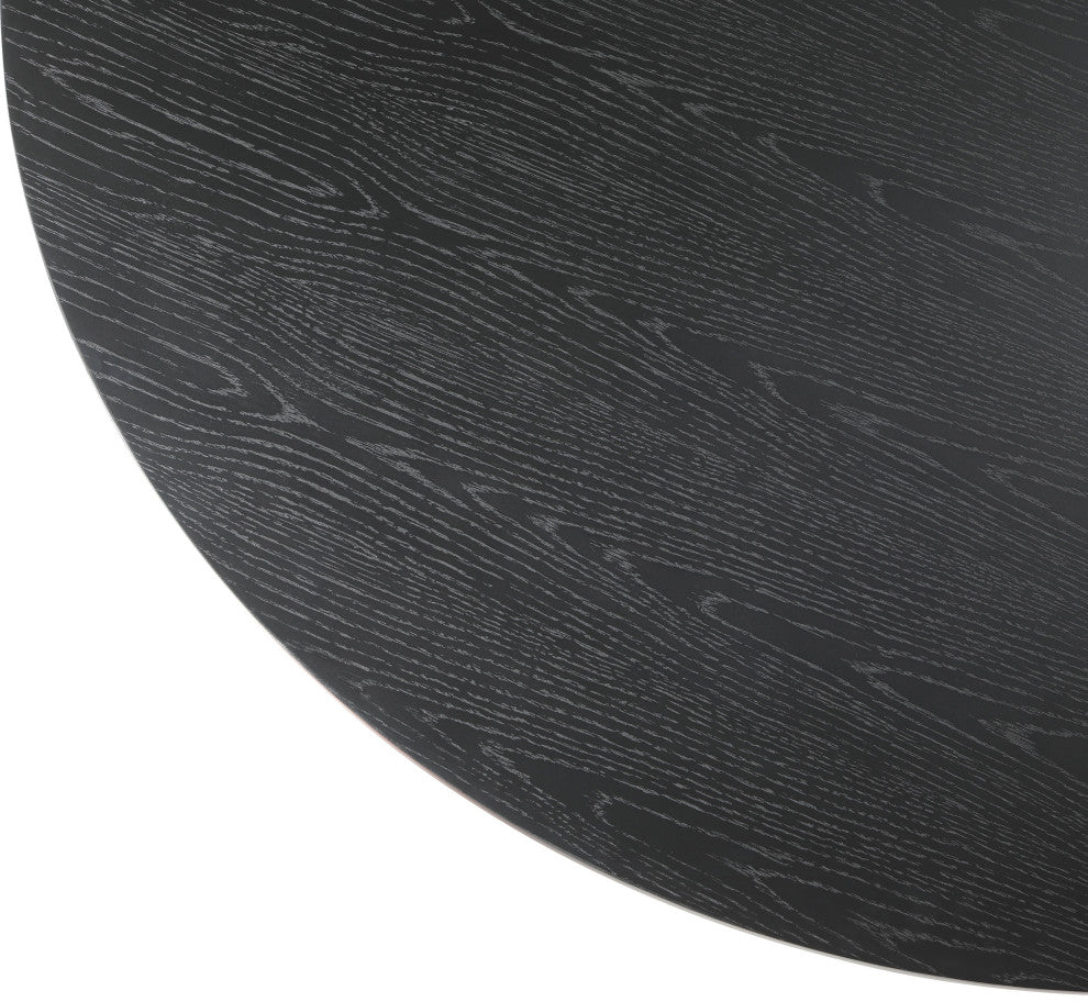 Simba Dining Table, Black, 48" Wide