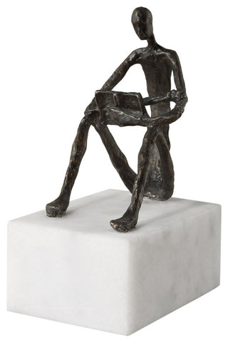 Uttermost Sit Back, Relax And Read, Iron Sculpture