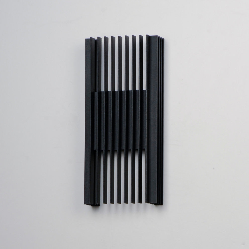 ET2 E30116 Rampart 14" Tall LED Outdoor Wall Sconce - Black