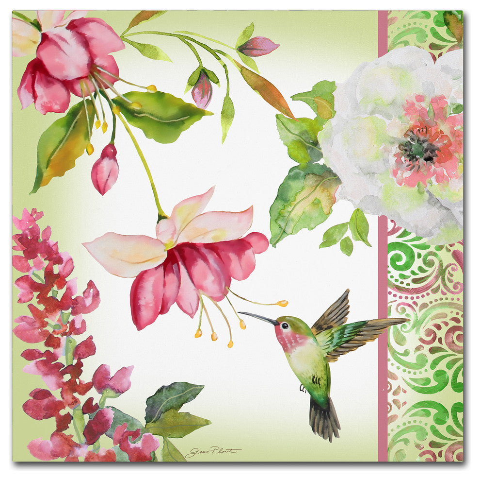 Jean Plout ''Garden Party 2'' Canvas Art, 24x24