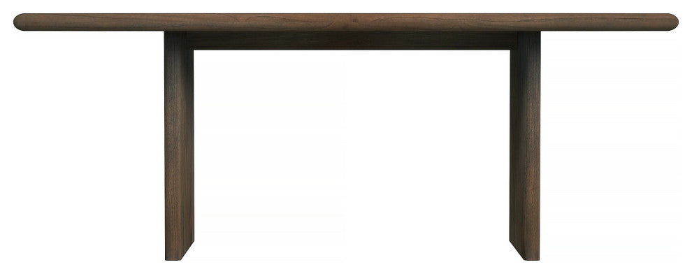 Halmstad Wood Panel Dining Table, Walnut