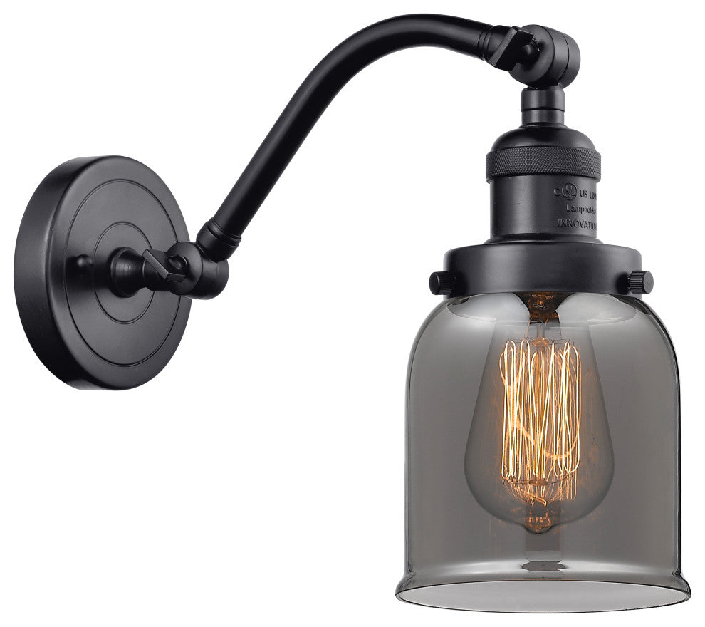 INNOVATIONS LIGHTING 515-1W-BK-G53-LED Small Bell 1 Light Sconce