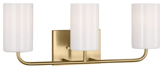 Rhett 3-Light Vanity, Satin Bronze