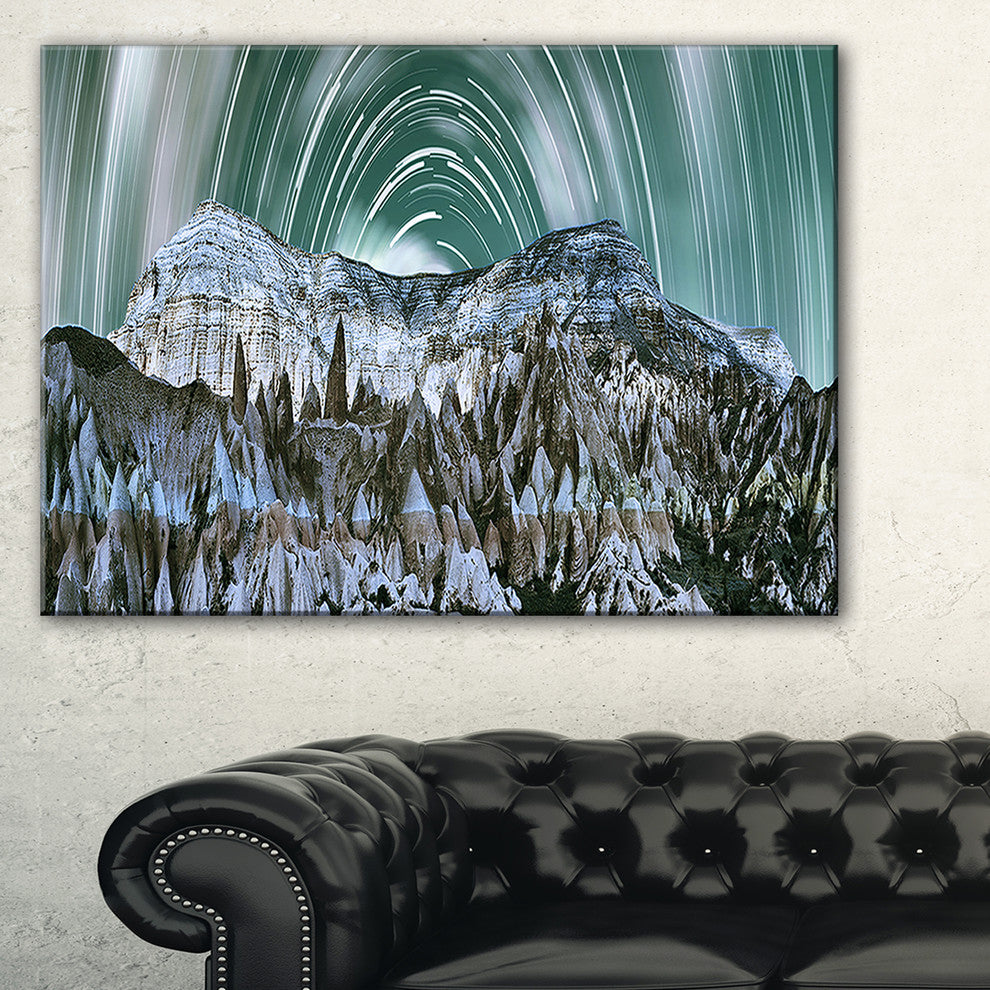 "Cappadocia Valley Panoramic View" Landscape Print Wall Art, 32"x16"