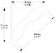Orac Decor Plain Polyurethane Crown Moulding, Flexible Moulding