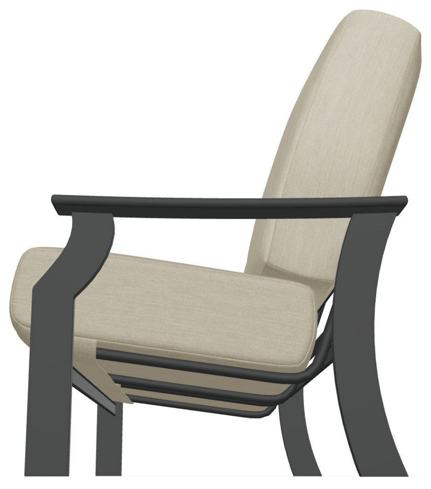 St. Catherine Deep Seat Outdoor Loveseat, Huskie/Graphite