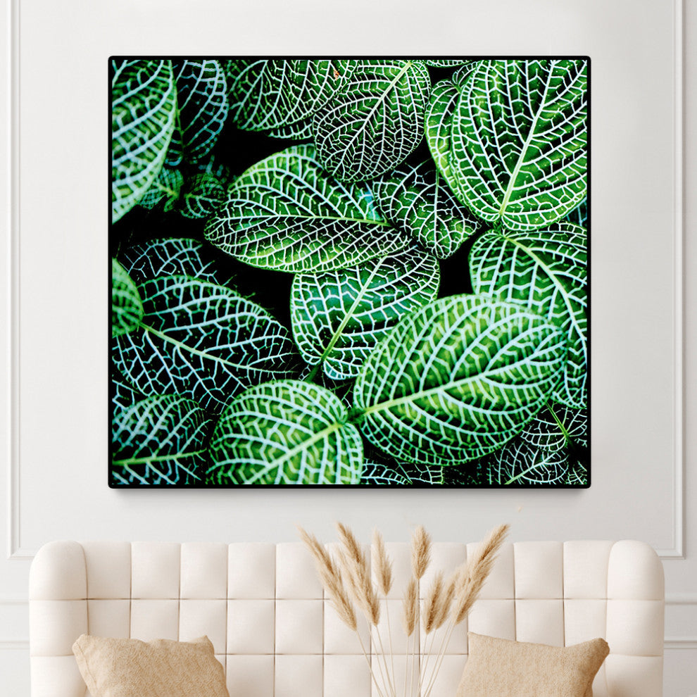 "Leaf IX" Oversized Framed Canvas, 45. x 45"