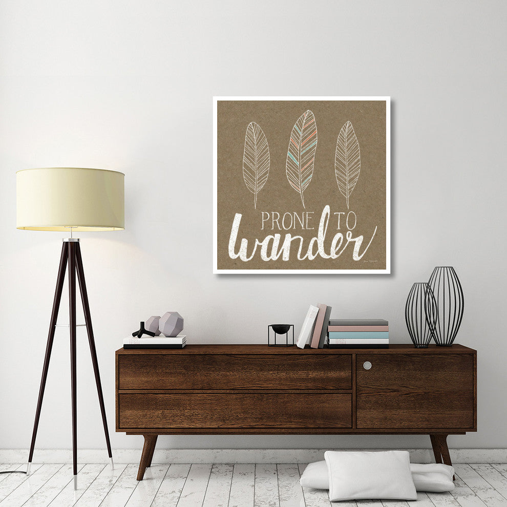 "Prone to Wander" Digital Paper Print by Laura Marshall, 42"x42"