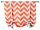 Chevron Print Tie-Up Window Shade, Orange