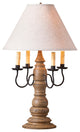 Bradford Lamp in Americana Pearwood with Shade