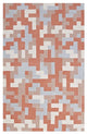 Andela Interlocking Block Mosaic 5x8 Area Rug