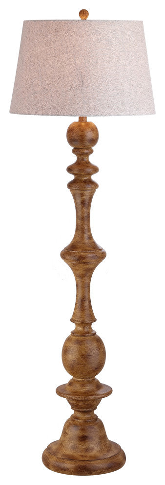 Taylor 67" Resin Floor Lamp, Brown