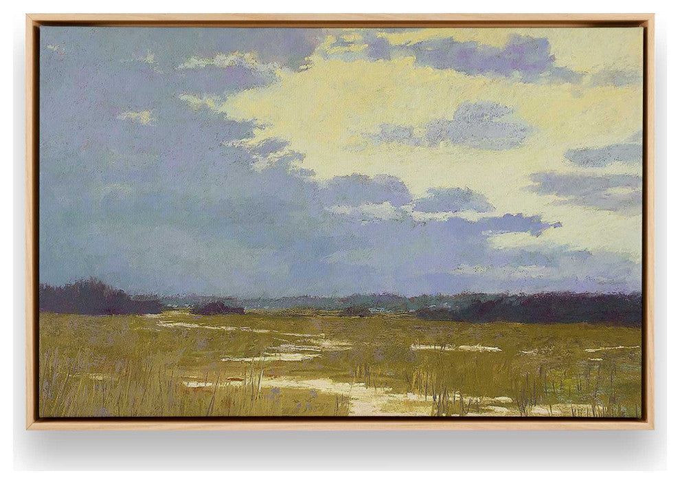 "Lemonade Skies" - A Serene Twilight Canvas Art Print