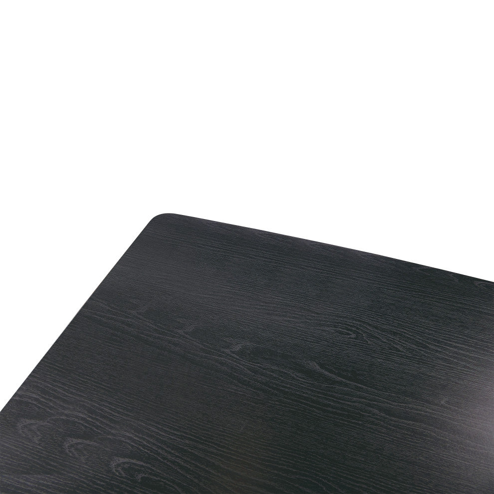 LeisureMod Lawrence 7-Piece Dining Set With Chairs and Dining Table, Magenta