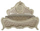 ACME Ragenardus Bed, Beige Linen and Antique White, Eastern King