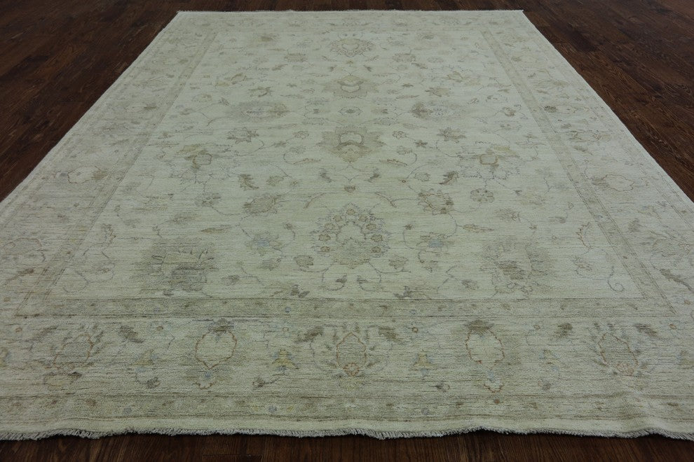 Traditional Hand Knotted Oriental 8'x10' Peshawar Rug, MC552