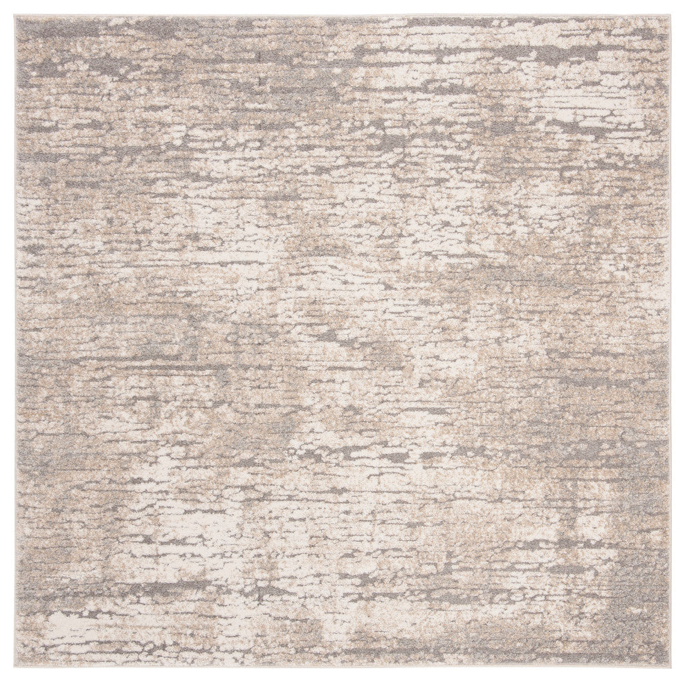 Safavieh Spirit Collection, SPR126 Rug, Taupe/Ivory, 6'7" Square
