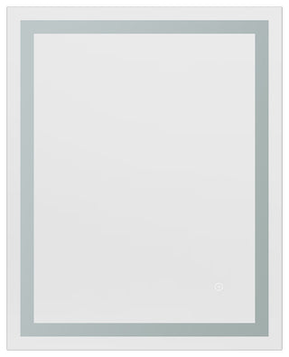 Genova 24" Rectangle Frameless Modern LED Bathroom Vanity Mirror