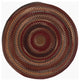 Capel Bangor Cinnamon 0070_500 Braided Rugs - 9' 6" Round