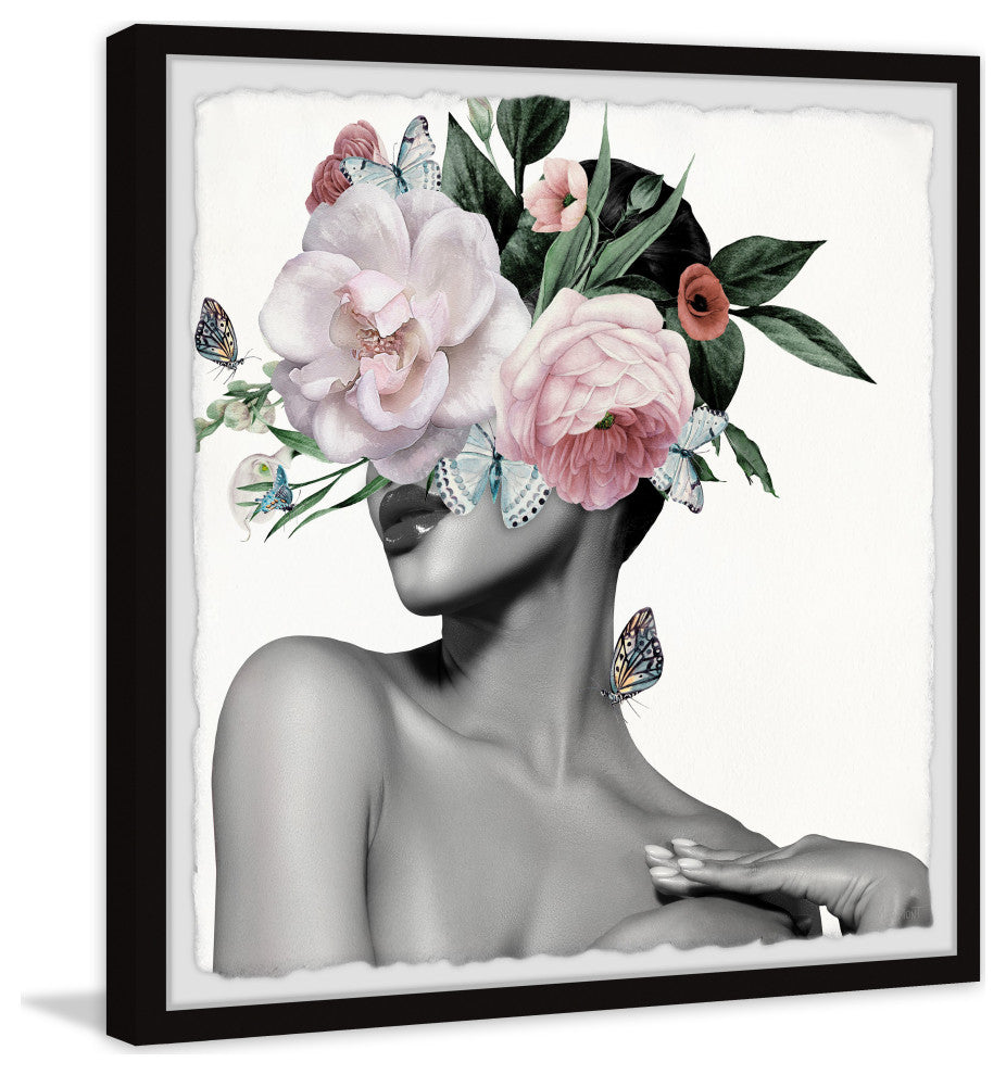 "A Visiting Soul" Framed Painting Print, 18x18