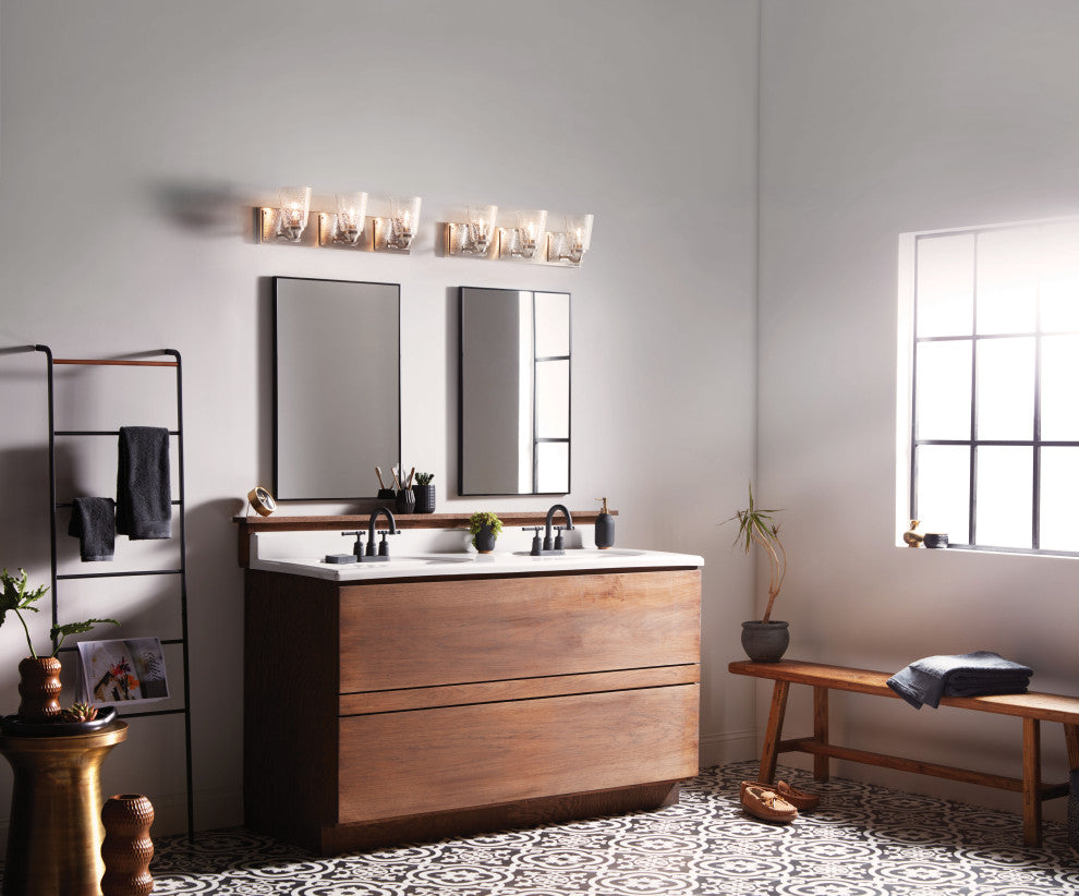 Hinkley Jackson Medium Three Light Vanity, Brushed Nickel