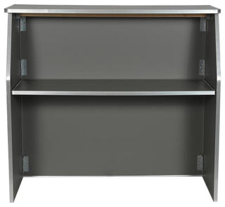 4' Laminate Foldable Bar, Gray