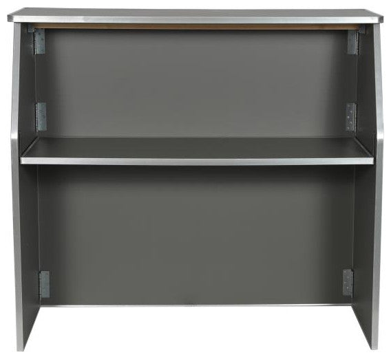 4' Laminate Foldable Bar, Gray